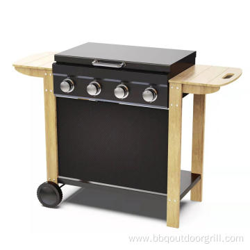 4 Burners Flat Top Grill